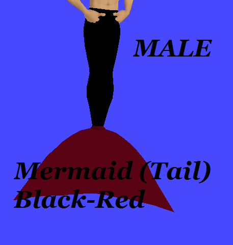 Mermaid (Tail) Black-Red (Male) photo MermaidTailBlack-Red457-481_zps9ec7ec3d.png
