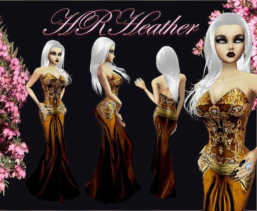 HRHeathers luxurious feeling bronze formal gown with beaded. Any bridesmaid, prom queen, Empress or Royal would adore to wear such a formal gown. This is simply a superb vintage couture fashion piece - a MUST HAVE for any Queen, Princess, or Empress.