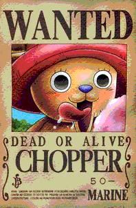 Chopper One Piece Wanted