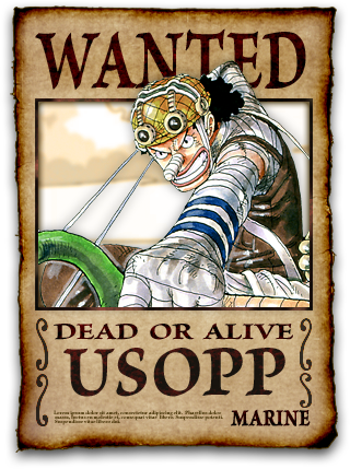 Usopp Wanted One Piece