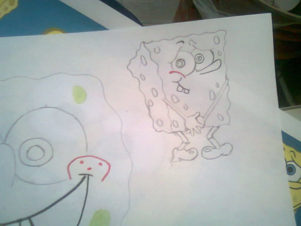 Hice Undibujo De Bob Esponja Para Mi Novia Taringa