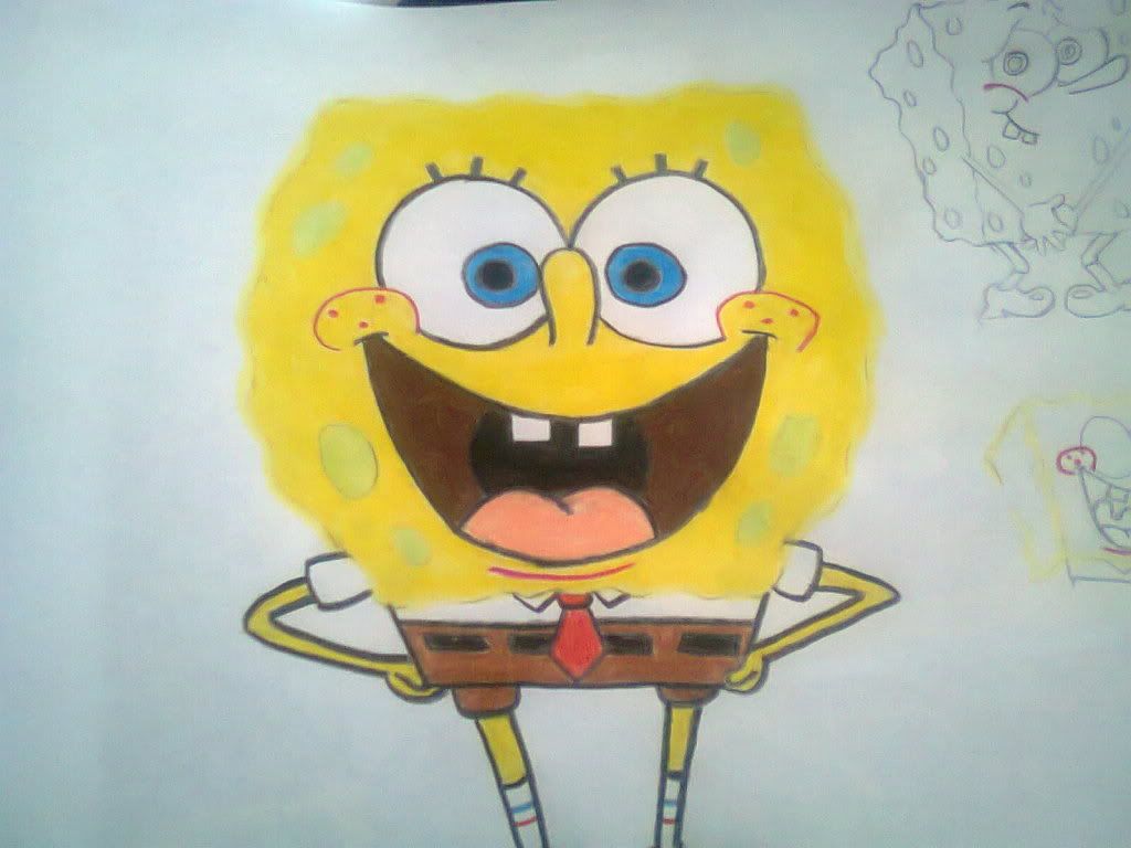 Hice Undibujo De Bob Esponja Para Mi Novia Taringa