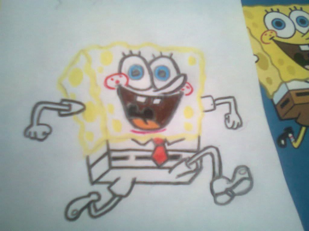 Hice Undibujo De Bob Esponja Para Mi Novia Taringa