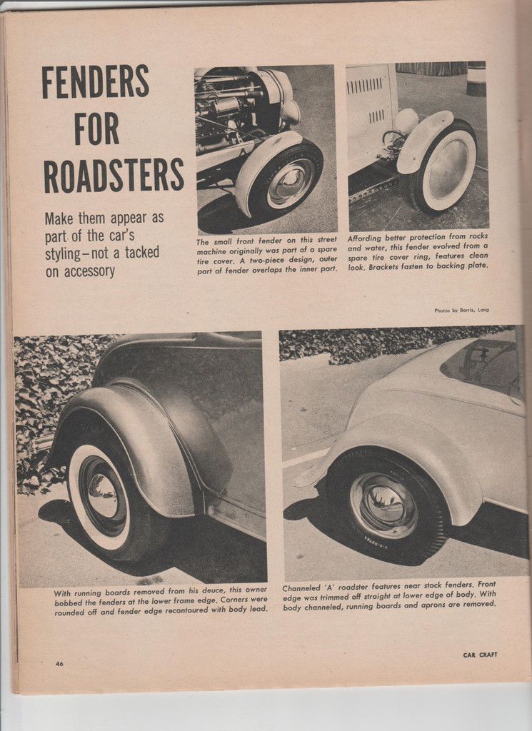 Hot Rods Cycle fenders The H.A.M.B.