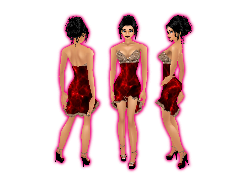 Blood Red Party Dress
