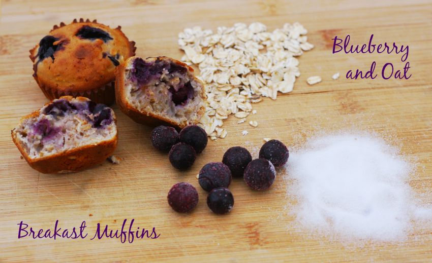 blueberry and oat muffins, blueberry and oat breakfast muffins, breakfast muffins, muffins with oat, muffins with blueberries