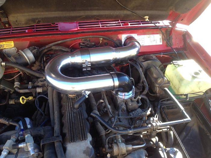 Spectre cowl intake jeep xj #3