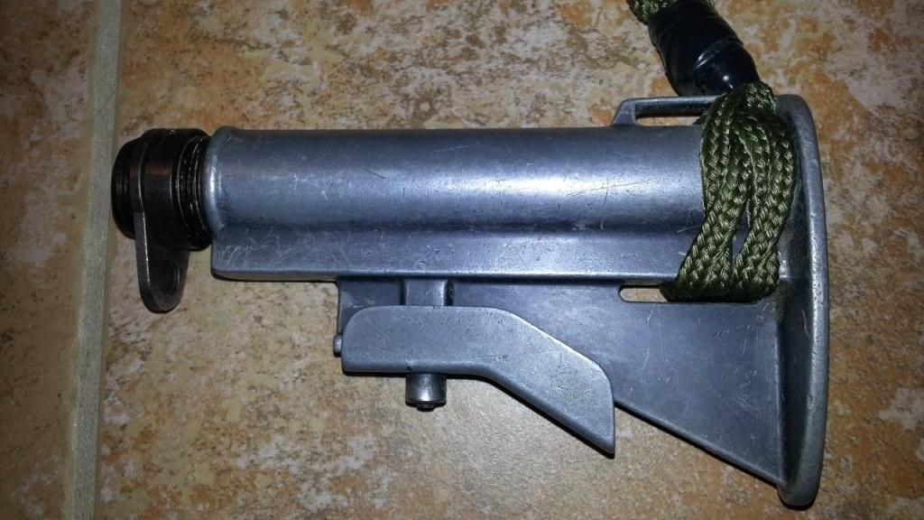 Original XM177E1 anodized aluminum stock