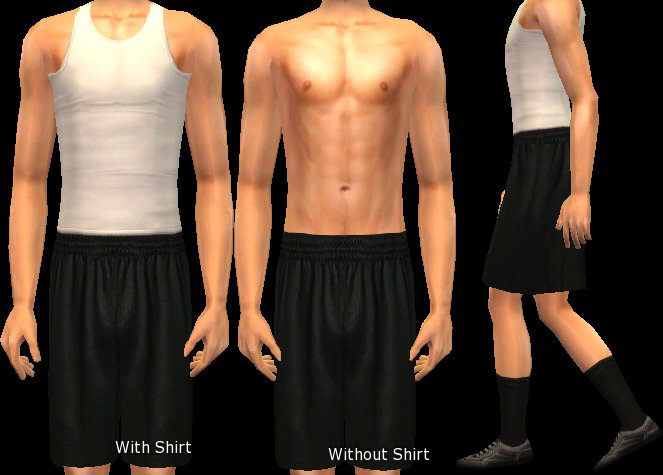 Sims 2 Male Gym Clothes