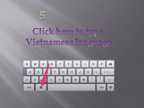 Cách Viết chữ Việt trên ipad & iphone