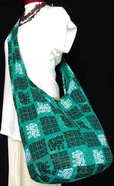 ... Hippie Boho Sling Cross Body Thai Pattern Tote Shoulder Bag | eBay