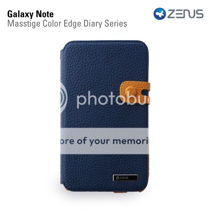   note n7000 att i717 diary case made by zenus two tone color nanvy