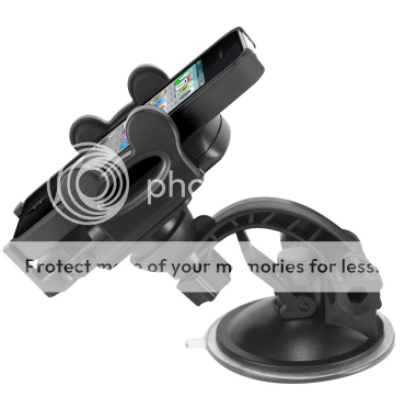 Universal cell phone holder short mount window suction with suction 