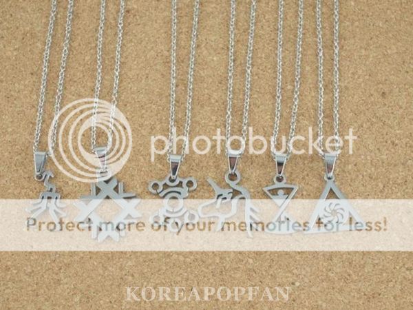 EXO K Titanium steel necklace KRIS/LUHAN/KAI/BAEKHYUN/TAO/LAY KPOP NEW