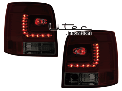 LITEC LED RÜCKLEUCHTEN VW PASSAT 3B + 3BG ROT / SMOKE