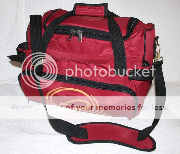 new Compact 2 Ball Bowling Bag w/accessories pockets  